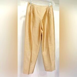 Talbots Cream Women's Silk Pants